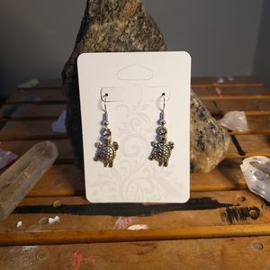 Handmade turtle earrings
